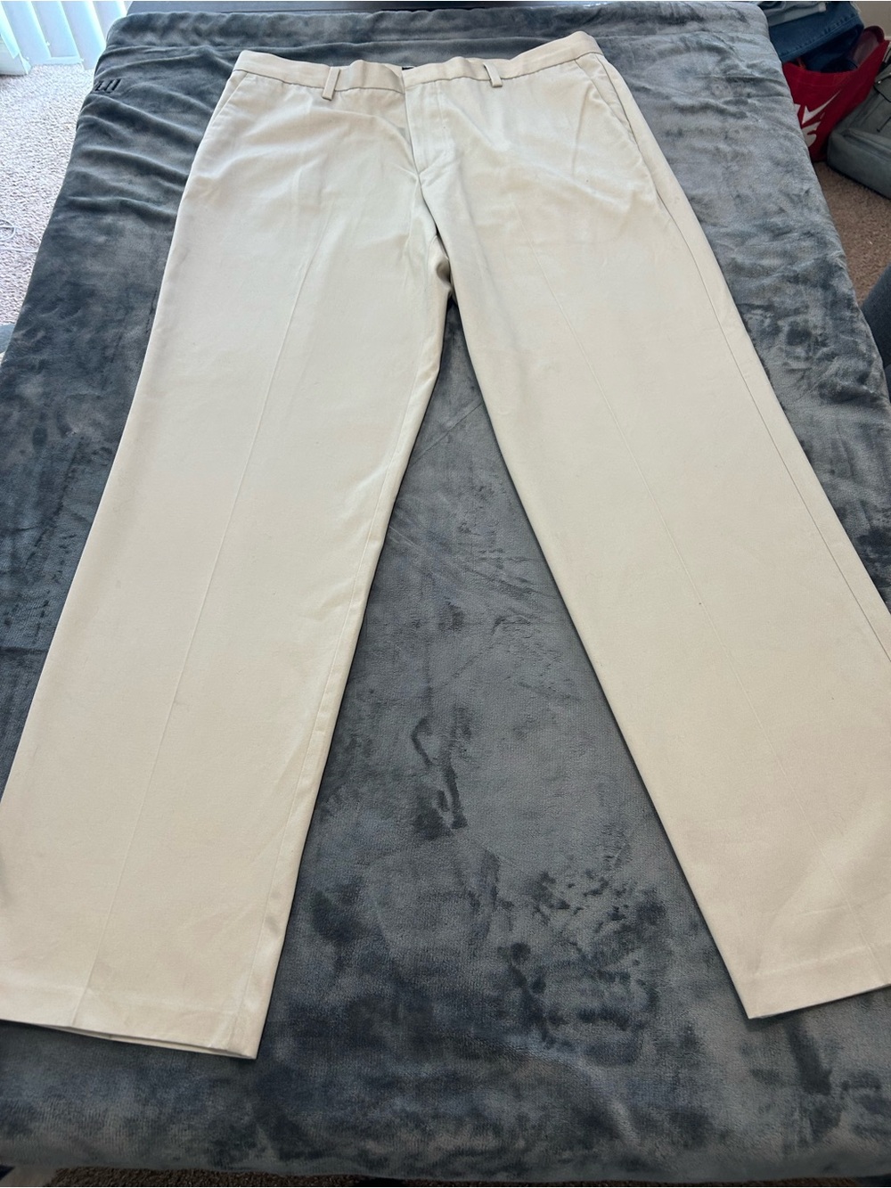 Dockers Beige Straight-Leg Chinos